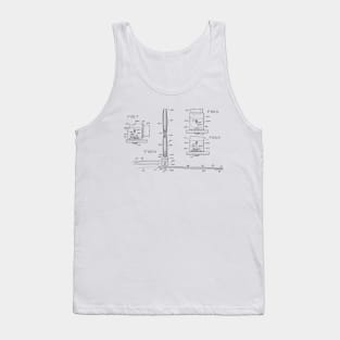Foldable Highway Warning Signals Vintage Patent Hand Drawing Tank Top